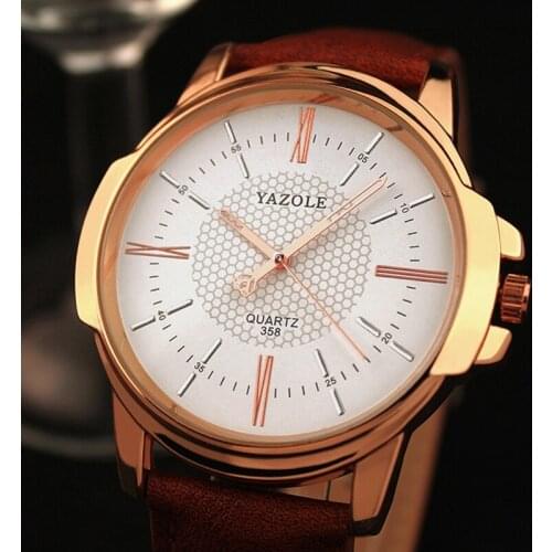 Skyvols Mens Gold Watch