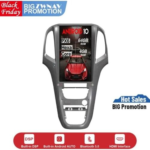 Tesla vertical screen 4G+64GB Android 10.0 Car Multimedia Player GPS For BUICK GT 2010-2013 car GPS Navi Radio stereo Head Unit