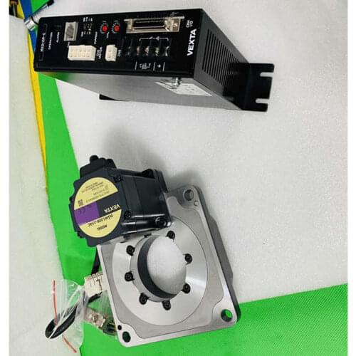 High-precision electric indexing plate 57 stepping electric rotating platform, disk surface 130mm hollow type