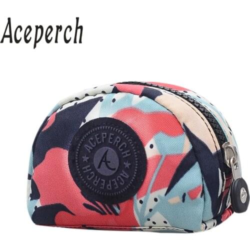 ACEPERCH Women Nylon Wallet Girl Coin Pocket Organizer Purse Female Pocket Case Wristlet Clutch Wallet For Girl Dollar Price