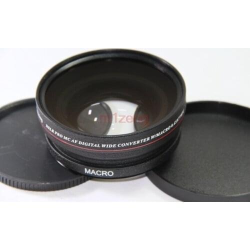0.45x 77mm Wide Angle with Macro Conversion LENS for 77 mm canon nikon pentax fuji olympus black