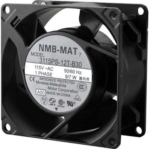 1pcs NMB-MAT Heat Resistant Cooling Fan 3115PS-12T-B30 AC-115V /7-9W High temperature cooling fan