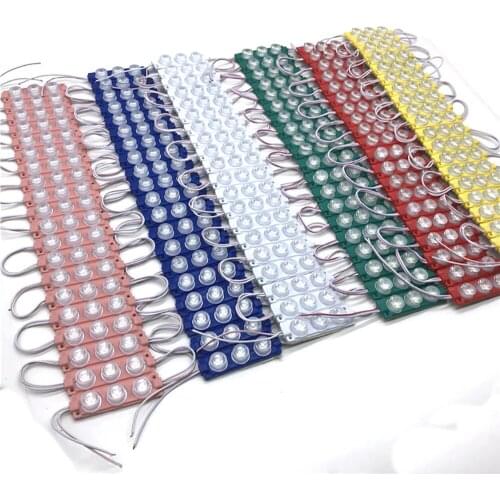 500pcs/lot DC 12V Side Light 2.5W Smd 2835 1 Led Module Light Box Modules With Lens 180 Degree Injection High Brightness Sid