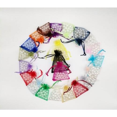 1000pcs Organza Bag 20x30 Small Organza Gift Bags For Jewelry Packaging Display Christmas Wedding Jewelry Storage Drawstring Bag