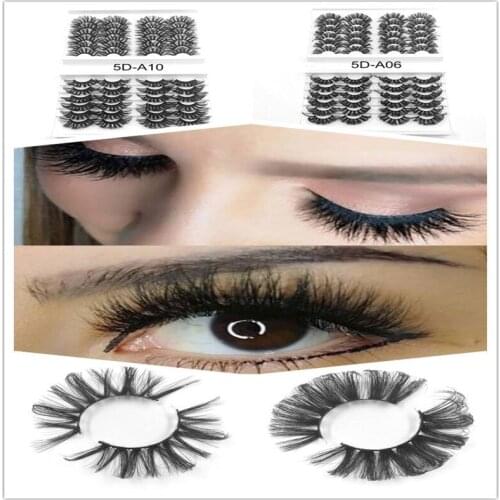 24 pairs 5D 25mm Mink Lashes Natural False Eyelashes Dramatic Volume Fake Lashes Extension Silk Eyelashes print logo on the box