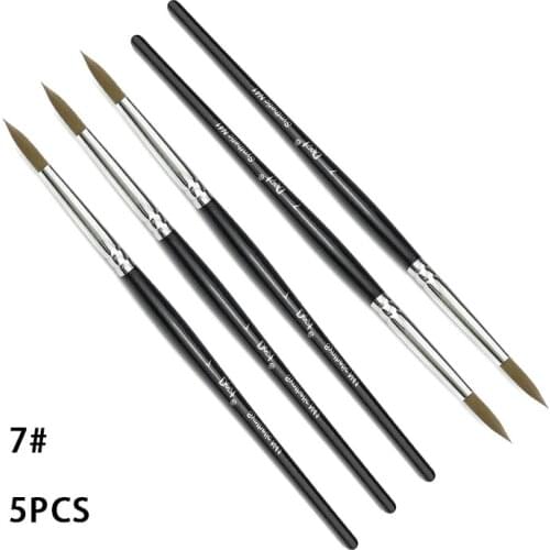 5pcs 7# Dental Porcelain Brush Pen Dental Supplies Dental Lab Equipment