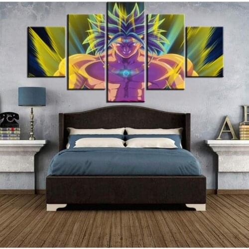 5 Piece Wall Art Canvas Anime Manga Modular Pictures Figure Posters And Prints Modern Home Decor Bedroom Decoration Paintings