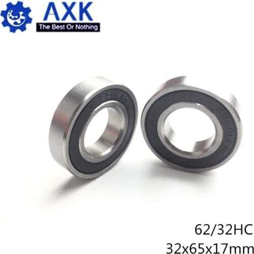 62/32 Hybrid Ceramic Bearing 32*65*17 mm ( 1PC ) Race Bike Front Rear Wheel 62 32 2RS LUU Hybrids Si3N4 Ball Bearings 62/32RS
