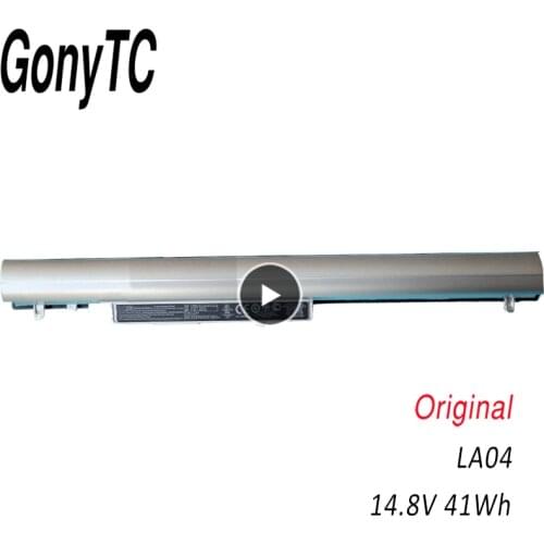 GONYTC LA04 LA04DF Laptop Battery For HP Pavilion TouchSmart 14 15 248 G1 350 G1 HSTNN-YB5M HSTNN-UB5N HSTNN-Y5BV/DB5M