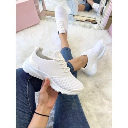 ELSESHOES Unısex White Sports Shoes