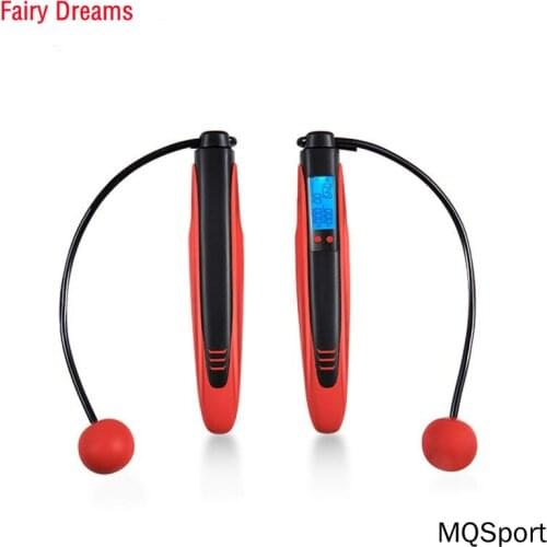 Adult Cordless Electronic Counting Rope Skipping Slim Weight Loss Jumping Fitness Device Indoor Home Sports Equipment