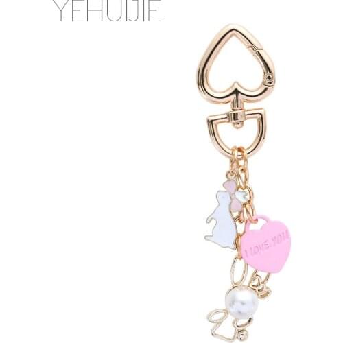 Animal Key Chain Clip Pendant Hook Variety High Quality Zinc Alloy Material DIY Cute Style Car Key Chain New Product Launch