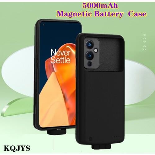 External Power Bank Charging Cover For OnePlus 9 Pro 5G Battery Case Portable Magnetic Battery Charger Cases For OnePlus 9 5G
