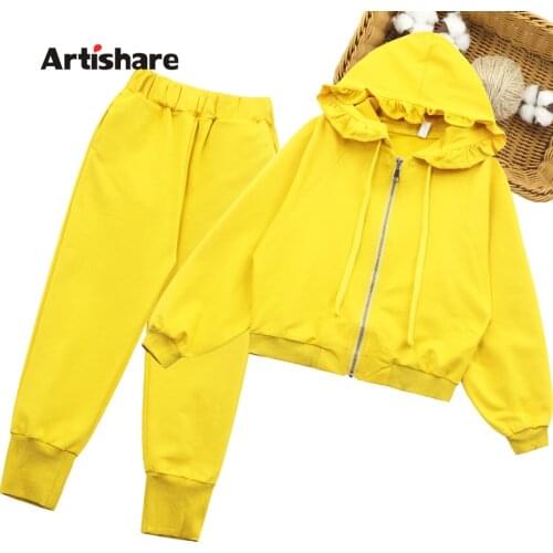 Kids Sport Clothes Girls Hoodies + Pants Girl Clothes Spring Autumn Girls Sets Casual Style Childrens Clothing