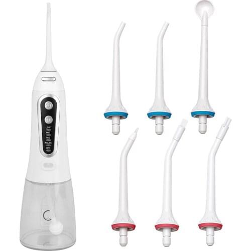 Cordless Dental Oral Irrigator 300ML Water Flosser Waterproof IPX8 Teeth Braces Cleaner Electric Dental Calculus Portable New