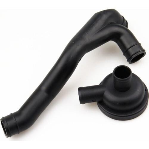 FHAWKEYEQ Engine Turbocharged Pressure Valve + Crankcase Exhaust Ventilation Hose For VW Bora Golf Jetta Passat A4 06A103221AH