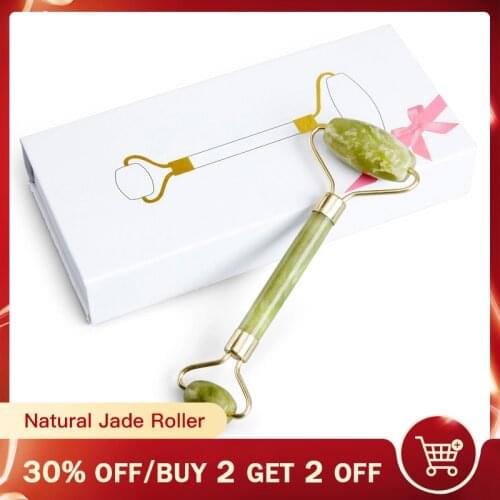 Massager for Face Jade Roller Jade Stone Face Massager Roller Gua Sha Thin Face Lift Anti Wrinkle Facial Beauty Skin Care Tools