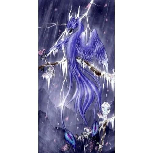 DIY Diamond embroidery fantasy constellation mosaic kit picture Lightning Phoenix diamond painting full square&round rhinestone