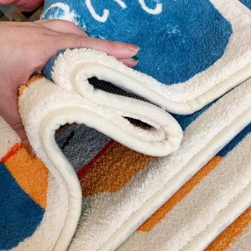 Cartoon Dog Non-Slip Mat Bathroom Absorbent Carpet Rectangle Decorative Rugs Kids Bedroom Floor Pad Kitchen Quick-Drying Doormat