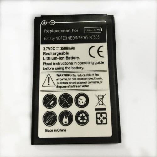 Replacement Battery EB-BN750BBC battery For Galaxy Note 3 mini note3 III Neo N7505 N750 N7506V N7508V Phone battery