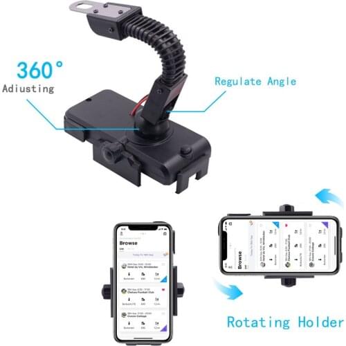 New Motorcycle Phone Holder Qi Wireless Charger Motorcycle Charger Mount For Phones Fast Wireless Charging Moto Accessories dd