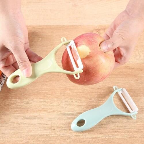 New Creative Potato Peeler Durable 3 Colours Kitchen Multi-Function Knife Planer Household Apple Scraping Fruit Paring