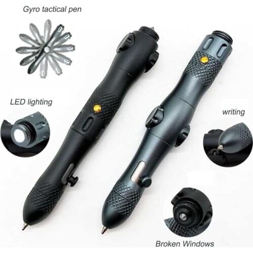 New Multi-function Self Defense Tactical Pen Fidget Spinner Emergency Glass Breaker Outdoor Survival EDC Tool Outdoor Camp