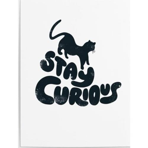 Blue Cat Animal Stay Cartoon Gifts Canvas Pictures Home Decor Paintings Wall Art Prints Modern Poster Modular Bedside Background