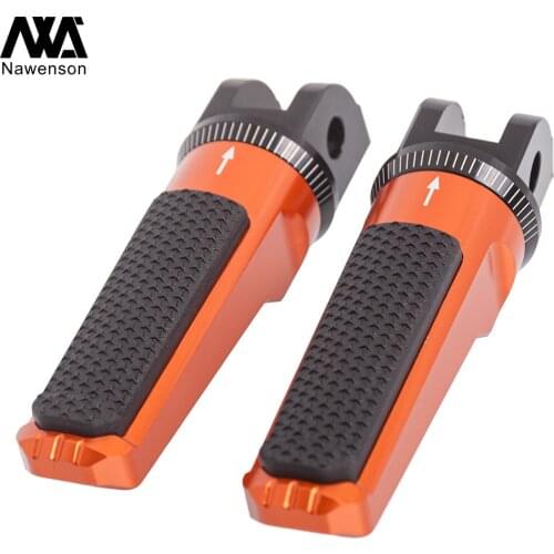 Motorcycle Foot Pegs Front Pedals Rider Footrest Accessories for Duke 125 2011-2020 for Duke 390 2013-2020 for Shiver 900