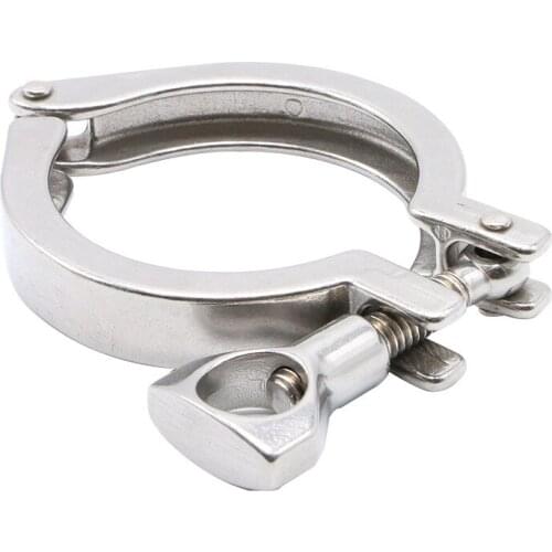 Sanitary Fitting Tri Clamp Stainless Steel 304 Pipe clamp Hygienic grade 38 51 63 76 89 102