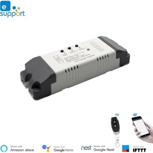 DIY EWelink WiFi Smart Garage Door Opener Controller 433mhz RF Remote Control Switch Receiver Voice Control Alexa