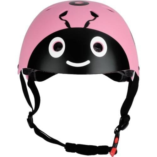 Cute Ladybug Helmets Kids Boys Girls Sports Safety Hat Adjustable Skateboard Protective Helmet Outdoor Guard Gear for Children