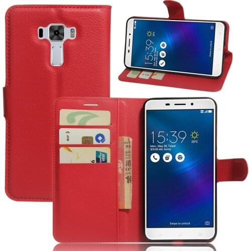 Phone cases for Asus Zenfone 3 Laser ZC551KL ,30pcs/lot,TPU leather flip wallet protect case for Asus Zenfone 3 Laser ZC551KL