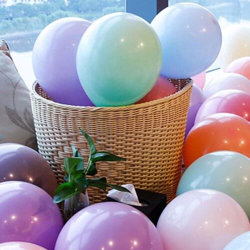 7pcs/set Balloons Thickened Birthday Balloons Party Decoration Wedding Decoration Candy Balloons Macarone Balloons