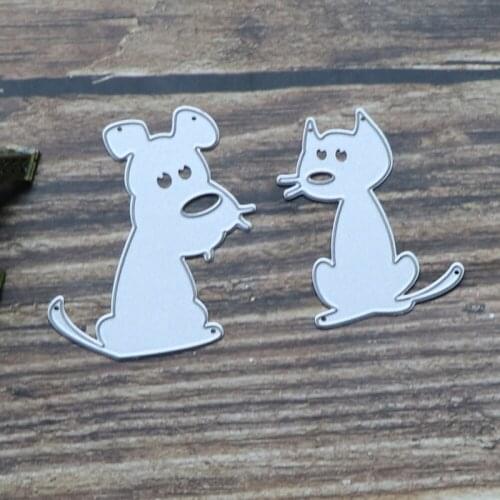 Animal Cat Frame Metal Cutting Dies Stencils For DIY Scrapbooking Decoration Embossing Supplier Craft Die Cut 2021