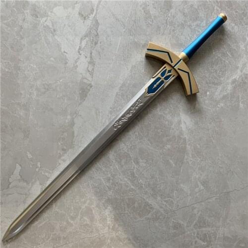 1:1 Game Anime Fate Stay Night Sword Weapon Cosplay Saber Arthur Sword of Victory Knife Prop Model Toy 80cm