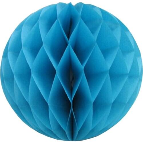 10pcs sky blue Paper Honeycombs Ball Lantern