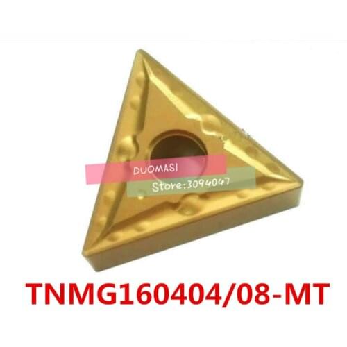 10PCS TNMG160404-MT/TNMG160408-MT carbide CNC inserts,CNC lathe tool,apply to steel processing,insert MTJNR/WTJNR/WTENN