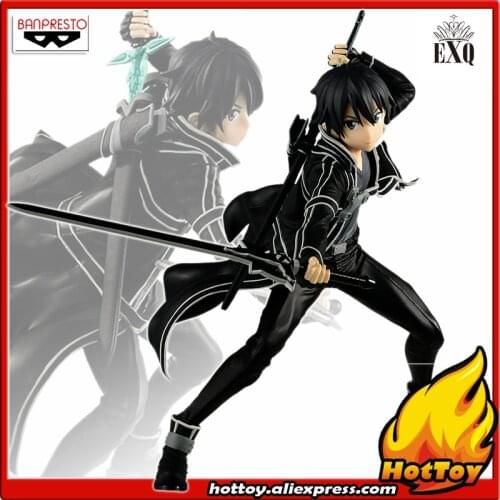 100% Original Banpresto EXQ SAO Collection Figure - KIRITO from "Sword Art Online"
