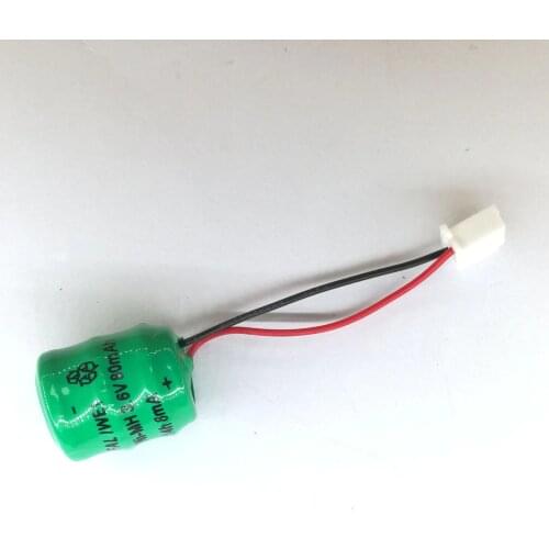 2pcs/lot 80MAH 3.6V zone line /rechargeable battery
