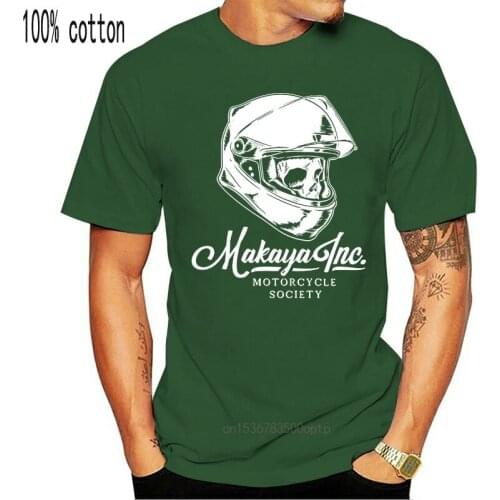 Biker Tops Tee T Shirt For Men Motorcycle Helmet Motocross Rocker Gifts Motorcycle Riders T-Shirt Homme Customized