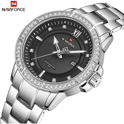 NAVIFORCE Watches Mens Top Brand Luxury Fashion Date Display Quartz Luminous Casual Sport Waterproof Men Watch Relogio Masculino