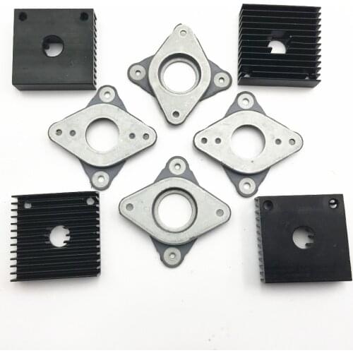Funssor NEMA17 damper with heatsink for DIY MK7 MK8 MK10 Extruder