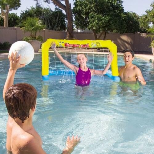 Children inflatable soccer goal volleyball net basketball stand water pool ball pitching board PVC water entertainment toys