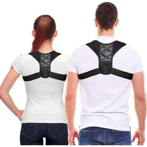 Breathable Anti-humpback Correction Belt Clavicle Adjustable Sitting Posture Correction Belt Body Shaping Massager