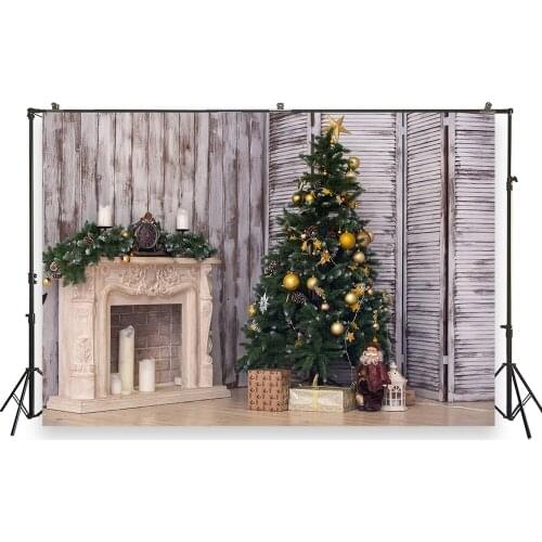 HUAYI Photography Backdrops Christmas Photo Background Christmas Xmas Family Party Decor Banner Studio Photobooth BackdropXT6860