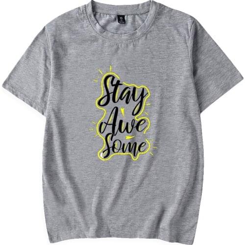 WAWNI Azzyland T Shirt Summer Women Men Fashion Printing Harajuku Cotton & Polyester Short Sleeved Tops Hip Hop Tee New Tops