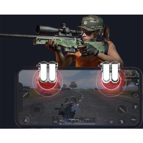 Keypads For Pubg Game Trigger Mobile Phone Game Controller Fire Button Gamepad L1R1 Aim Key Joystick for iphone Android