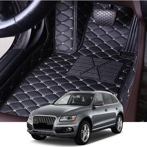 Fit For Audi Q5 2015-2017 5 Seats LHD Car Floor Mats Set Leather Cover Mat Styling Foot Protector Pad Internal Auto Accessories