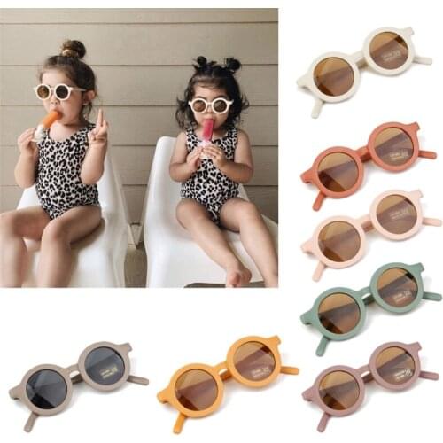Summer Polarized UV Protect Child Sunglasses Retro Round Kid Polarized Sunglasses UV 400 Protection Children Sunglasses